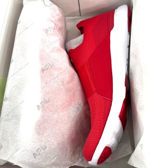 APL Men's Red White TechLoom Bliss Sneakers Size 11 - Picture 3 of 11